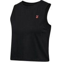 hummel Hmlhiit Cropped W Muscle Tank Top - Damen - black