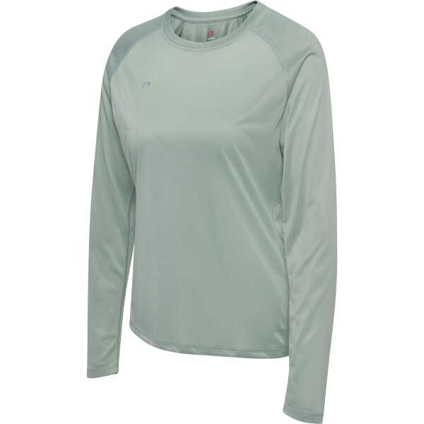 hummel Nwlbeat W T-Shirt L/S - Damen - green milieu