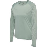 hummel Nwlbeat W T-Shirt L/S - Damen - green milieu