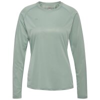 hummel Nwlbeat W T-Shirt L/S - Damen - green milieu