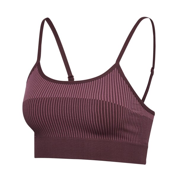 hummel Hmlyoga Seamless Low Support Bra - Damen - fudge