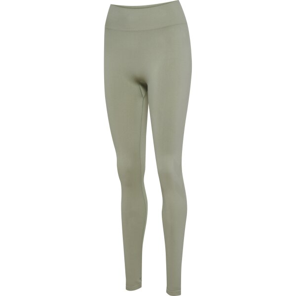 hummel Hmlhiit Seamless High Waist Tights - Damen - seagrass