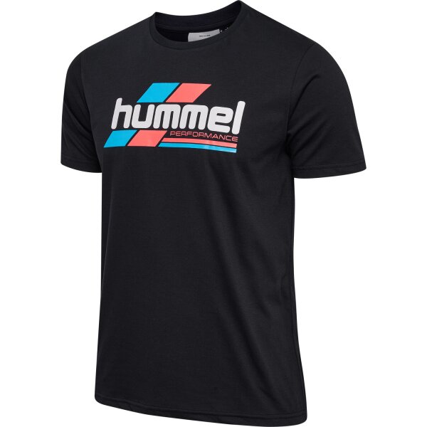 hummel Hmlpulse Graphic T-Shirt S/S - Herren - black/white