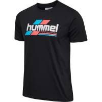 hummel Hmlpulse Graphic T-Shirt S/S - Herren - black/white