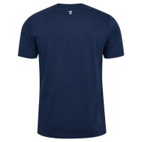 hummel Hmlpulse Graphic T-Shirt S/S - Herren - dress blues