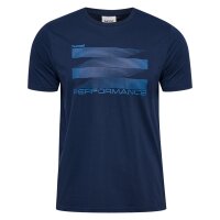hummel Hmlpulse Graphic T-Shirt S/S - Herren - dress blues