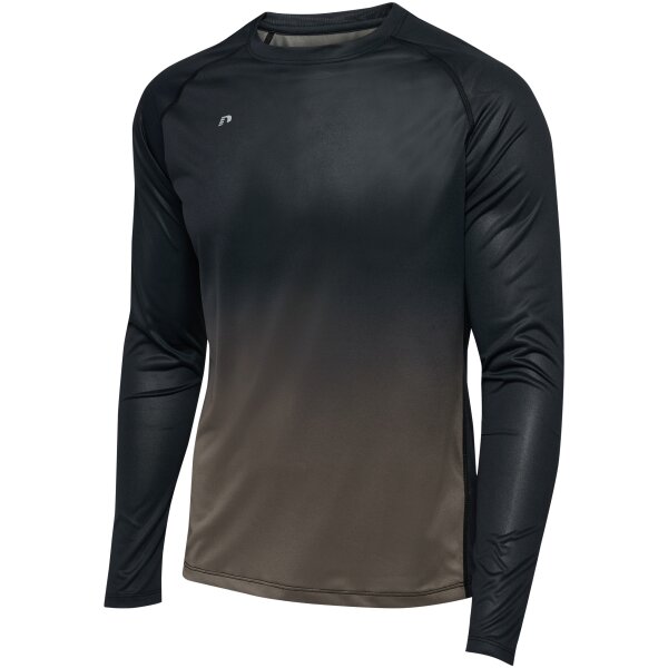 hummel Nwlbeat Gradient T-Shirt L/S - Herren - black iris