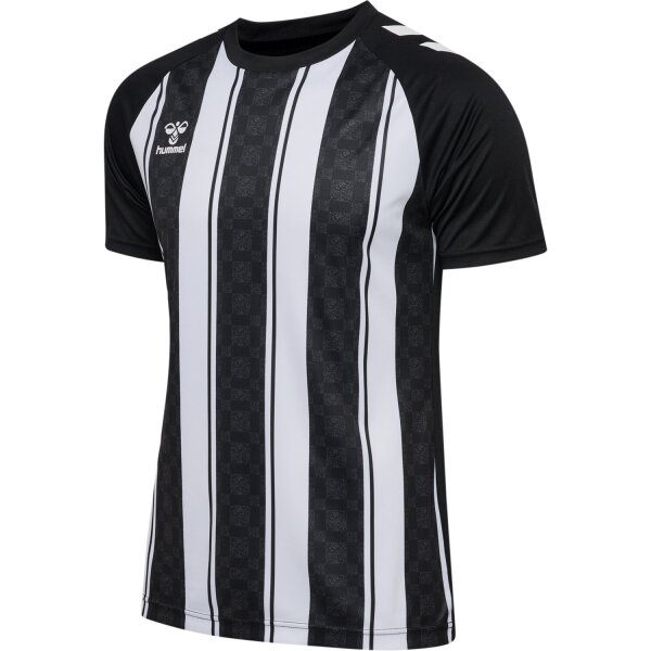 hummel Hmlmatch Striped Trikot S/S - black/white