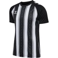 hummel Hmlmatch Striped Trikot S/S - black/white