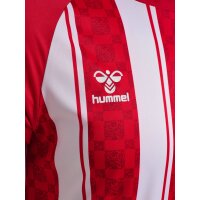 hummel Hmlmatch Striped Trikot S/S - true red/white