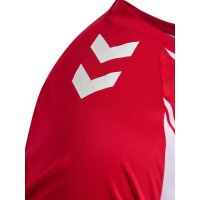 hummel Hmlmatch Striped Trikot S/S - true red/white