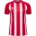 hummel Hmlmatch Striped Trikot S/S - true red/white