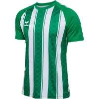 hummel Hmlmatch Striped Trikot S/S - jelly bean/white