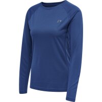 hummel Women Core Running T-Shirt L/S - Damen - true blue