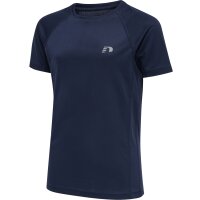 hummel Kids Core Running T-Shirt S/S - Kinder - black iris