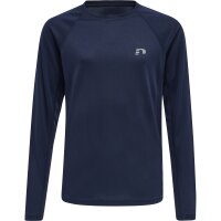 hummel Kids Core Running T-Shirt L/S - Kinder - black iris