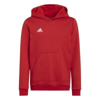 adidas Entrada 22 Hoodie Kinder - rot - 164
