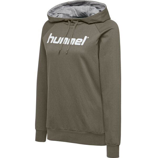 hummel Hmlgo Cotton Logo Hoodie - Damen - grape leaf - XS
