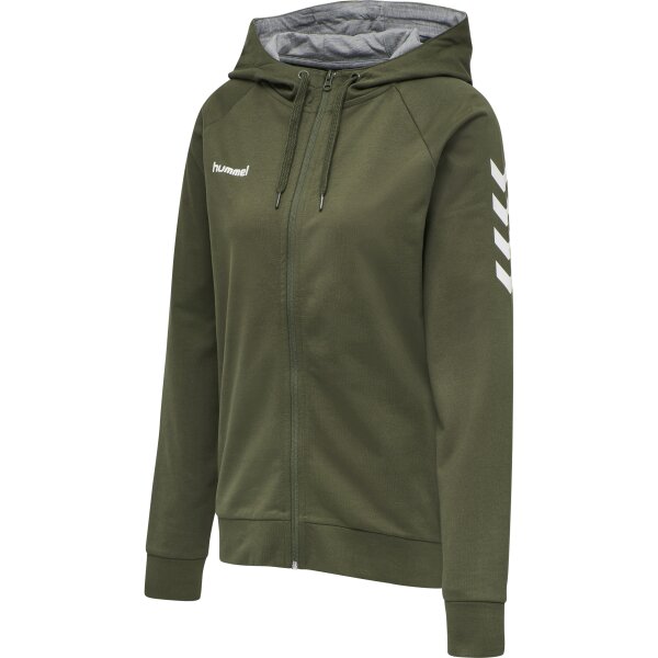 hummel Hmlgo Cotton Zip Hoodie - Damen - grape leaf - XS