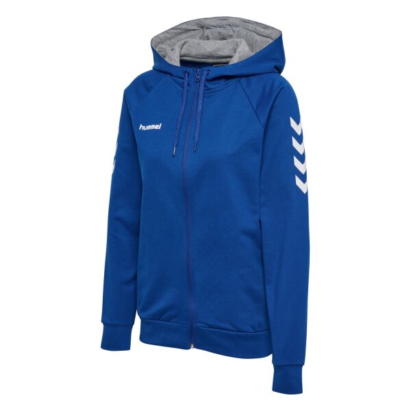 hummel Hmlgo Cotton Zip Hoodie - Damen - true blue - XS