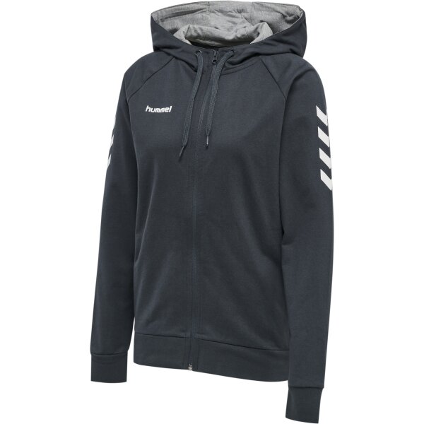 hummel Hmlgo Cotton Zip Hoodie - Damen - india ink - XS