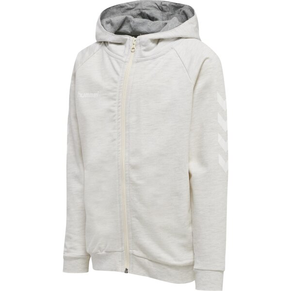 hummel Hmlgo Cotton Zip Hoodie - Damen - egret melange - XS