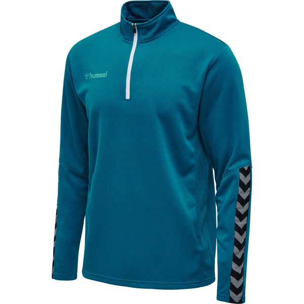 hummel Hmlauthentic Half Zip Sweatshirt - Herren - celestial - S