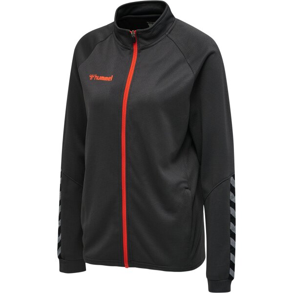 hummel Hmlauthentic Women Poly Zip Jacke - Damen - asphalt - S