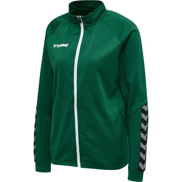 hummel Hmlauthentic Women Poly Zip Jacke - Damen - evergreen - XS