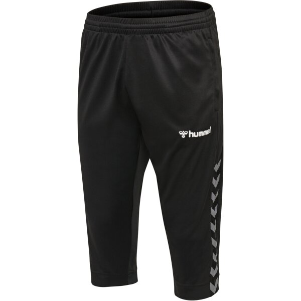 hummel Hmlauthentic Kids 3/4 Trainingshose - Kinder - black/white
