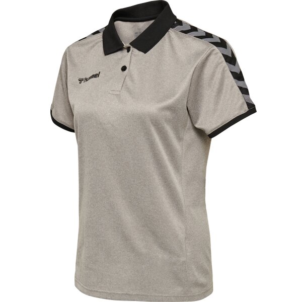 hummel Hmlauthentic Functional Polo - Damen - grey melange - M