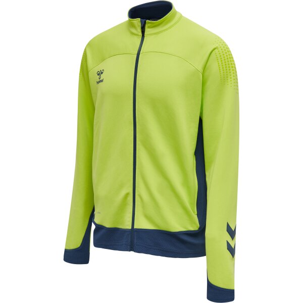 hummel Hmllead Poly Zip Jacke - Herren - lime punch - 2XL