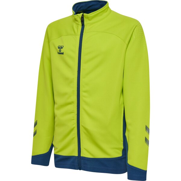 hummel Hmllead Poly Zip Jacke Kids - Kinder - lime punch - 176