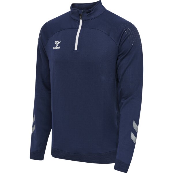 hummel Hmllead Half Zip - Herren - marine - S