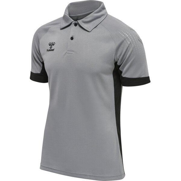 hummel Hmllead Functional Polo - Herren - grey melange - S
