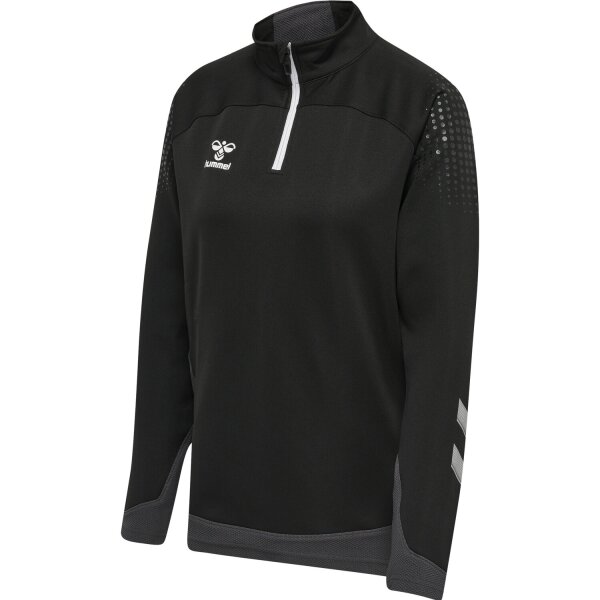 hummel Hmllead Women Half Zip - Damen - black - XS