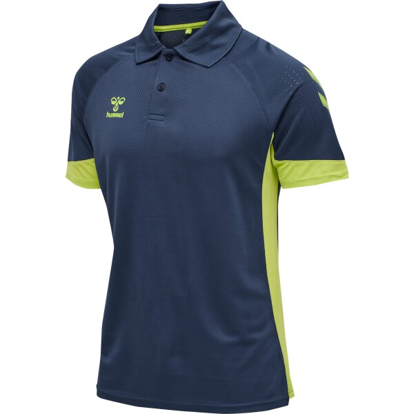 hummel Hmllead Functional Kids Polo - Kinder - dark denim - 140