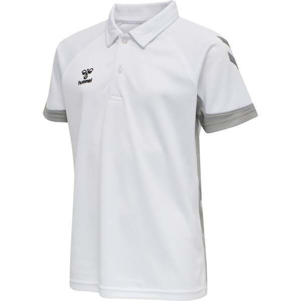 hummel Hmllead Functional Kids Polo - Kinder - white - 128