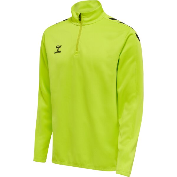 hummel Hmlcore Xk Half Zip Poly Sweatshirt - lime popsicle - S