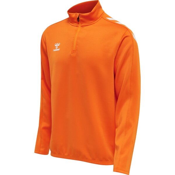 hummel Hmlcore Xk Half Zip Poly Sweatshirt - orange tiger - 3XL