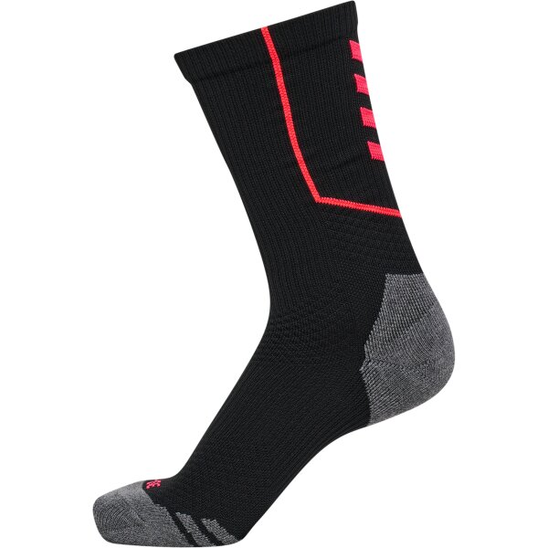 hummel Hmlpro Training Sockens Low - black/diva pink - 31-34