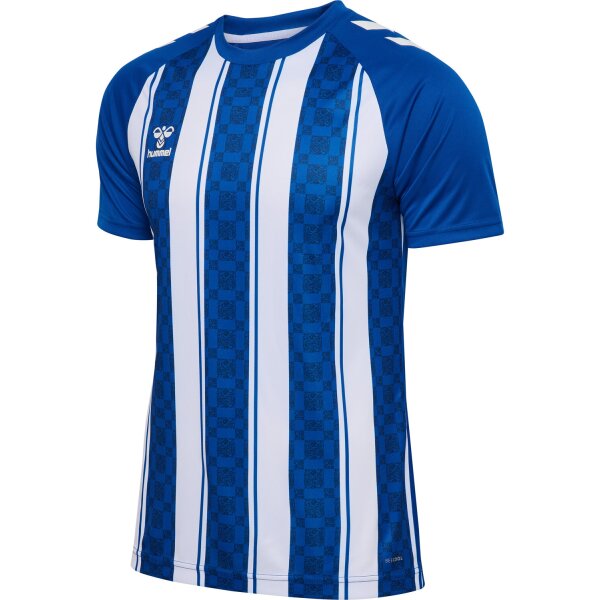 hummel Hmlmatch Striped Trikot S/S - true blue/white - L