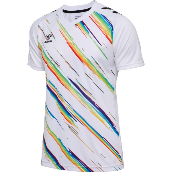 hummel Hmlmatch Triumph Trikot S/S - white/multicolor - 3XL