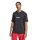 adidas Essentials Linear Single Jersey T-Shirt Herren - schwarz/weiß