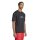 adidas Essentials Linear Single Jersey T-Shirt Herren - schwarz/weiß