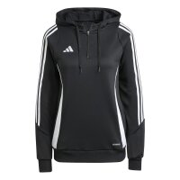adidas Tiro 24 Hoodie Damen - schwarz/weiß