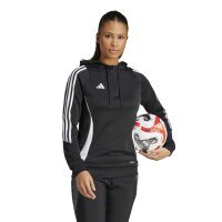 adidas Tiro 24 Hoodie Damen - schwarz/weiß