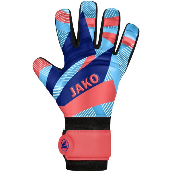Jako Torwarthandschuhe River Basic RC Kinder - hellblau/navy/rot