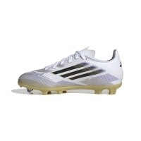 adidas F50 League FG/MG Kinder - weiß/schwarz/gold