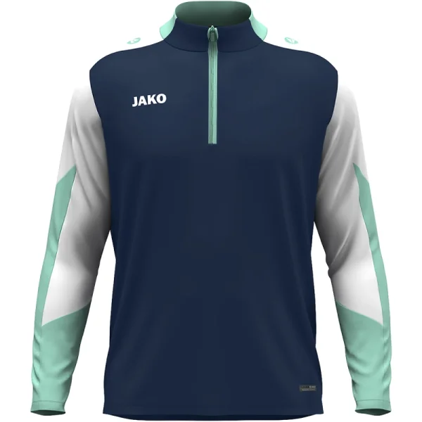 Jako Dynamic 1/4-Zip Sweatshirt - navy/weiß/minze
